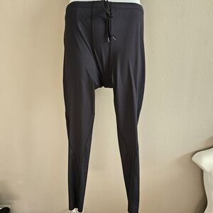 DFND Black Compression tights men's workout athletic sports fitness slim fit Sz